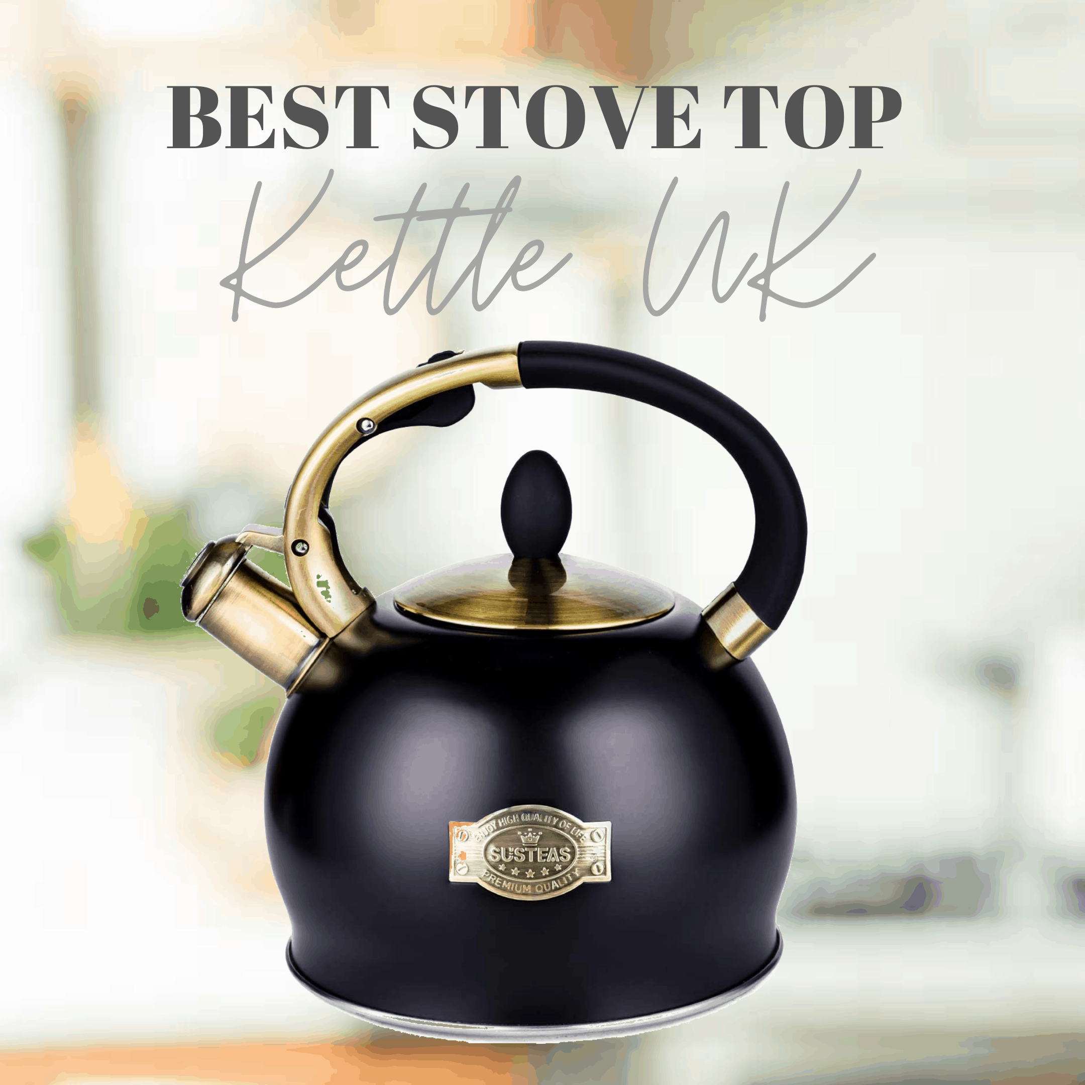 Whistling Tea Kettles Stovetop with Boils Faster Bottom,Surgical Brushed Stianless Steel Finish Whistling Teapot 3 Quart,1YR Warranty 1 Tea Maker Infuser Included by Kmatee 