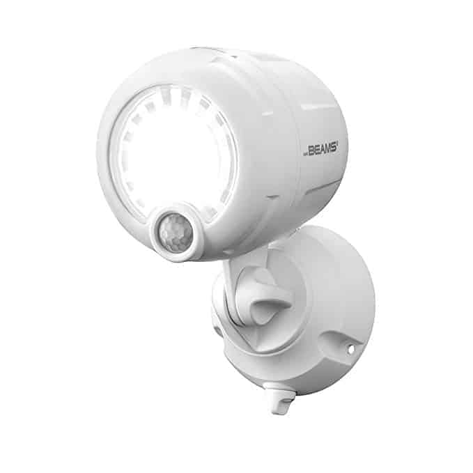 Mr. Beams Wireless Battery-Operated Outdoor Motion-Sensor-Activated LED Spotlight