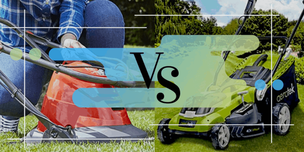 Cordless lawn mowers compared to hover mowers